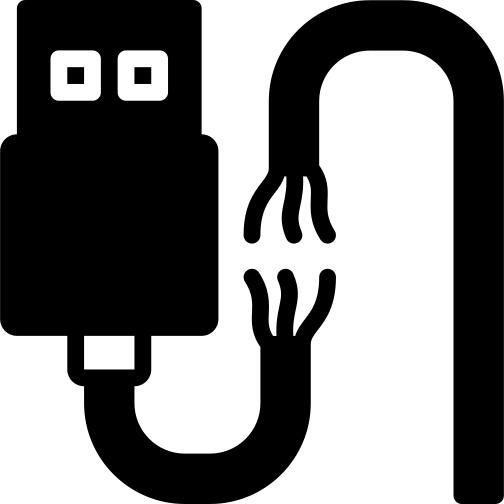 Broken cable