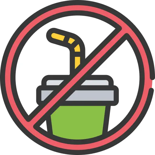 No straws