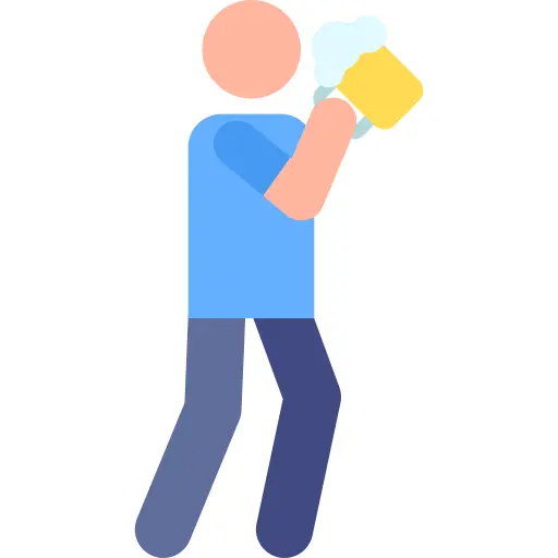 喝