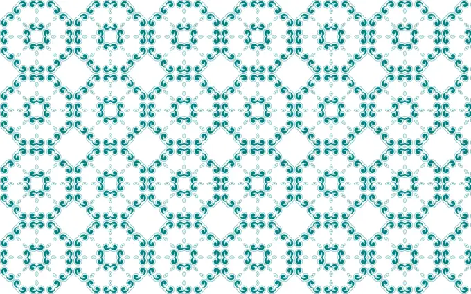Seamless blue pattern vector image