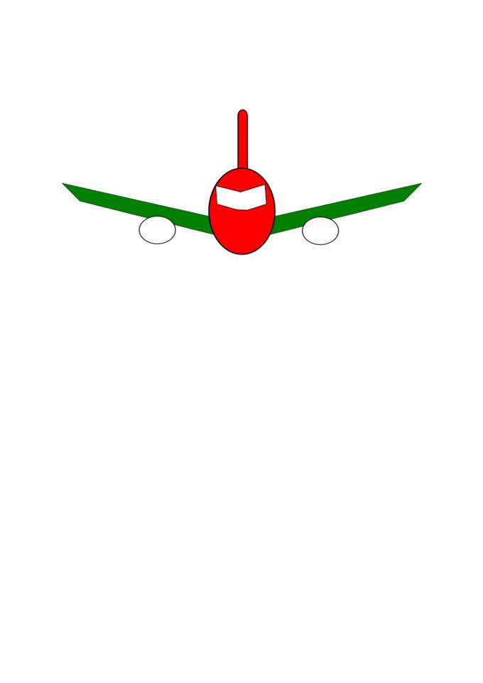 Jet front view
