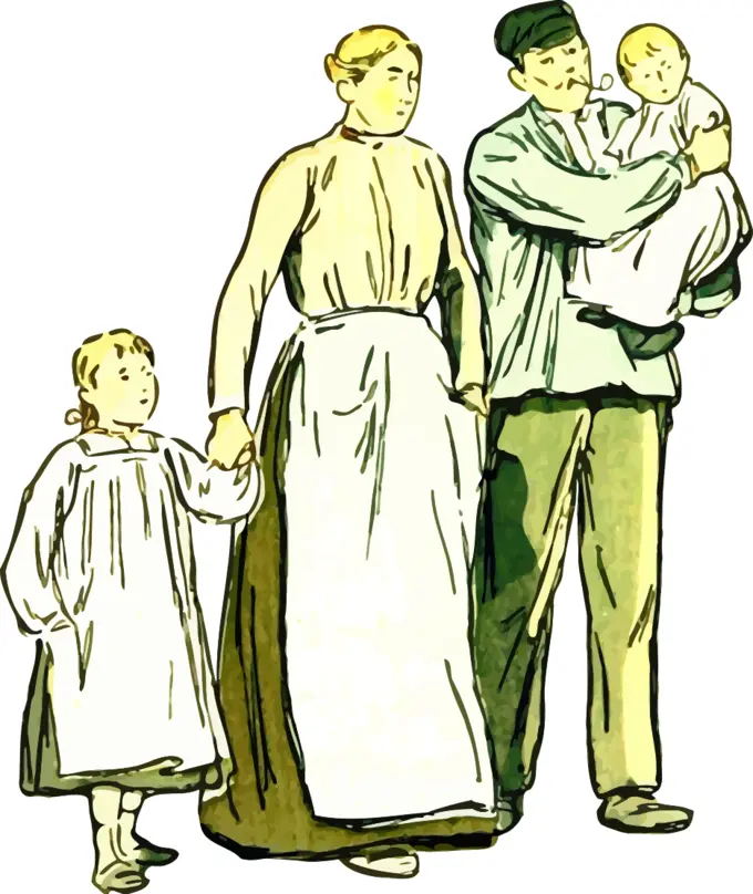 Working class family