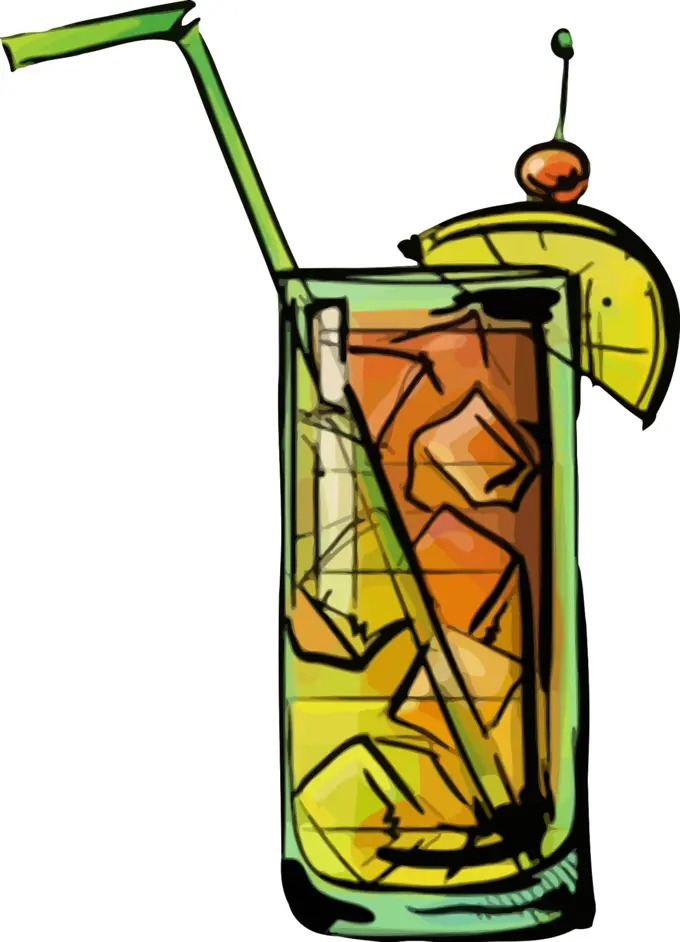 Bahama mama cocktail