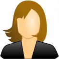 Female user icon image