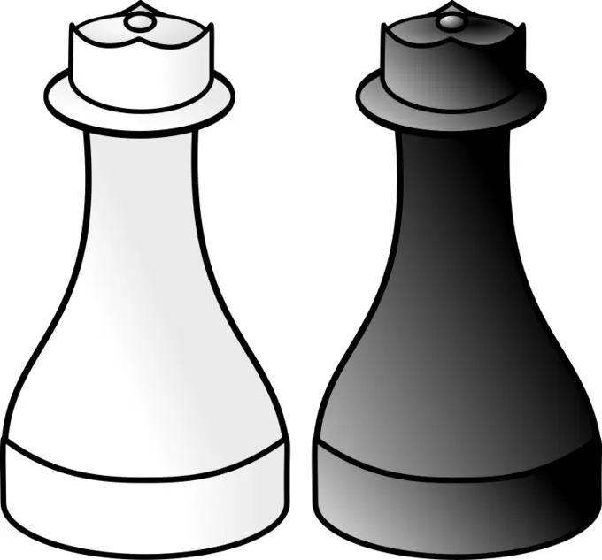 Black and white queens