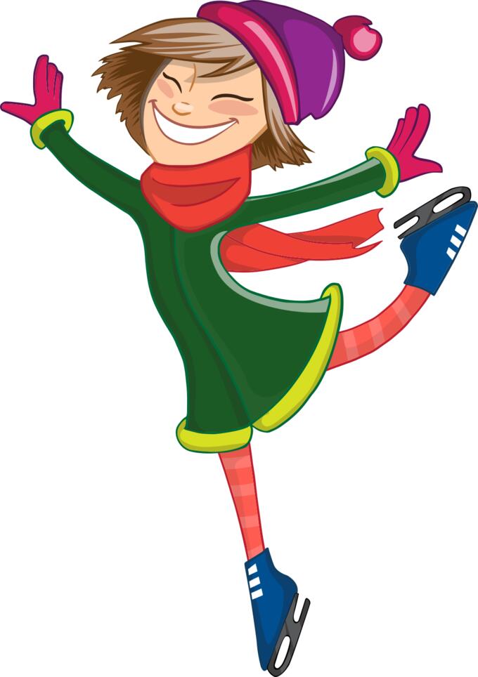 Girl skating