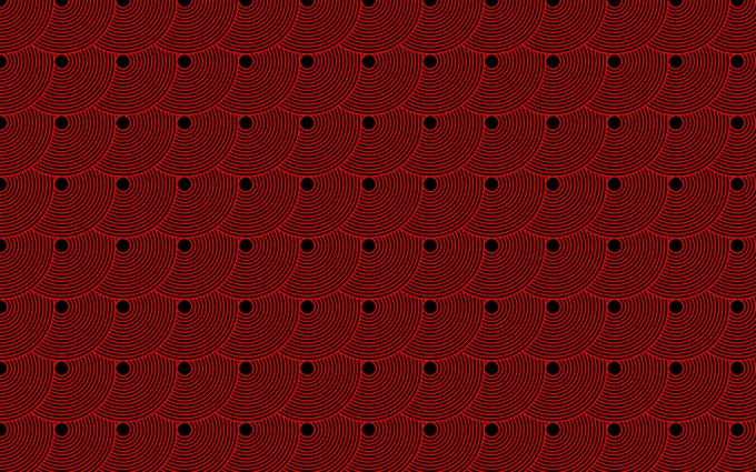 Red circle patter