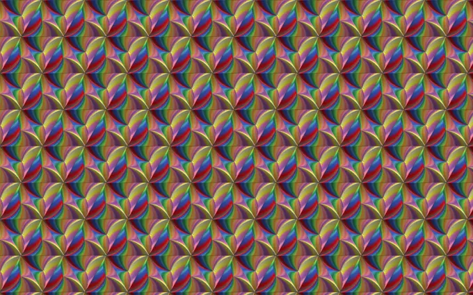 Prismatic line art wallpaper