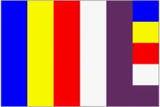 Framed Nepalese Buddhist Flag