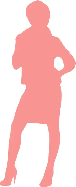 Pink business woman