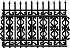 Iron fence