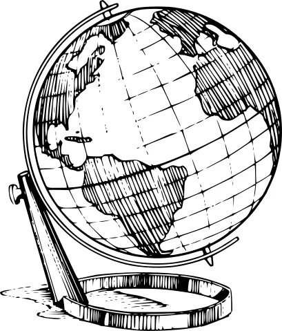 Globe drawing image