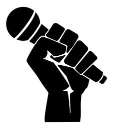 Microphone in a fist