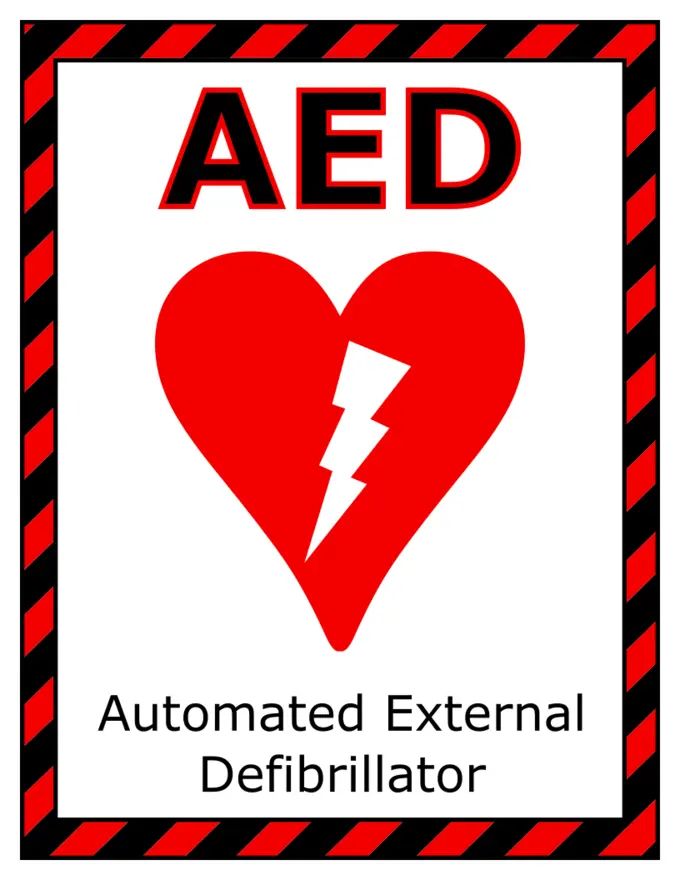 AED sign