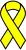 Yellow cancer ribbon