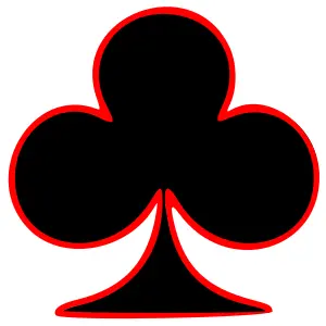 Symbol of a playing card