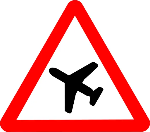Roadsign Airplane