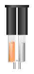 2 part epoxy tube vector graphics