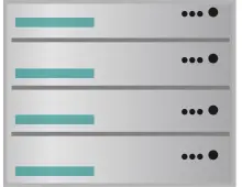 Database server vecor image