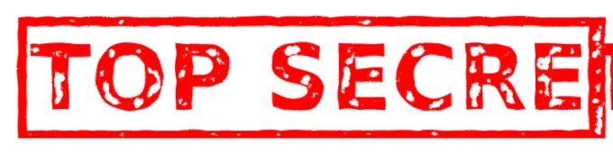 Top Secret Stamp vector graphics