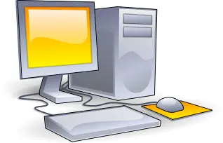 Color old style computer vector graphics