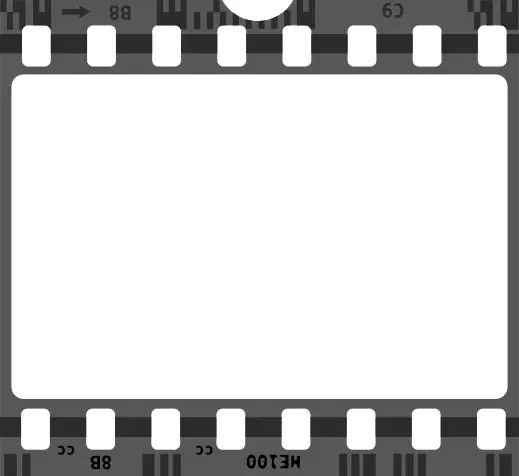 Vector image of blank film strip