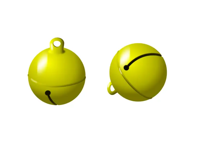 Vector image of jingle bells decorations