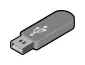USB thumb drive 1 vector graphics