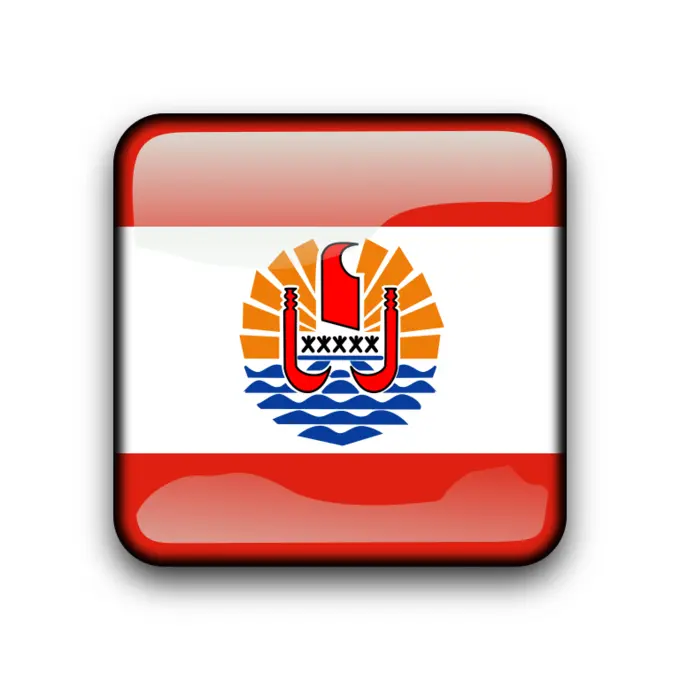 French Polynesia flag vector