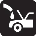 Pictogram for a gas station vector image