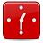 Red recent icon vector image