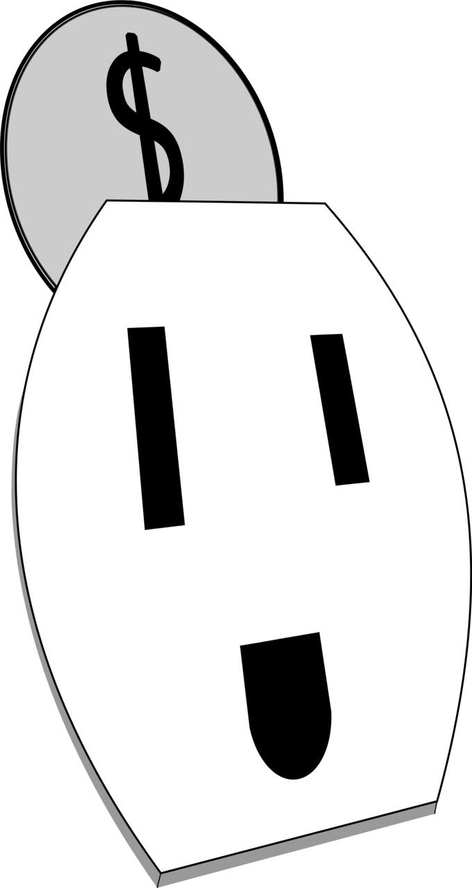 Happy Electrical Outlet Vector Graphics