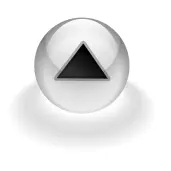 Up computer button vector graphics