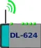 D-Link Wi-Fi router vector image