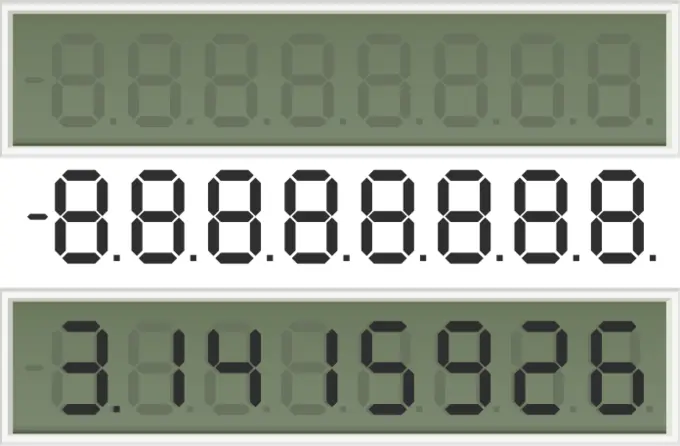 LCD vector illustration