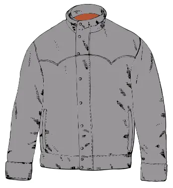 Jacket vector image