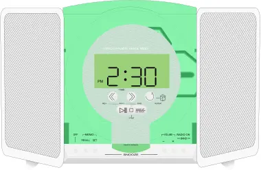 Stereo CD player vector graphics