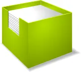 Vector drawing of notebox