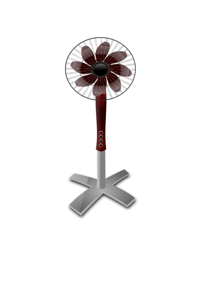 Vector graphics of fan