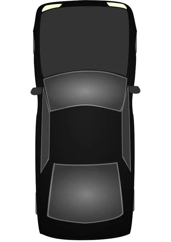 Black car vector illustration