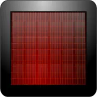 Square solar panel vector image