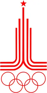 1980 Olympics vector image