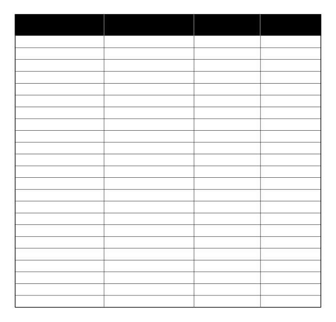 Blank spreadsheet vector graphics