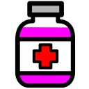 Medicine container vector image