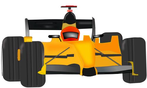 Race car vector image