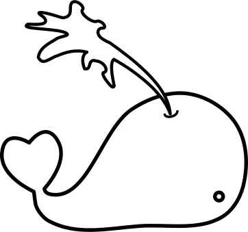 Whale vector illustration