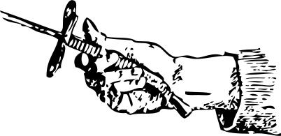 Fingering position vector drawing