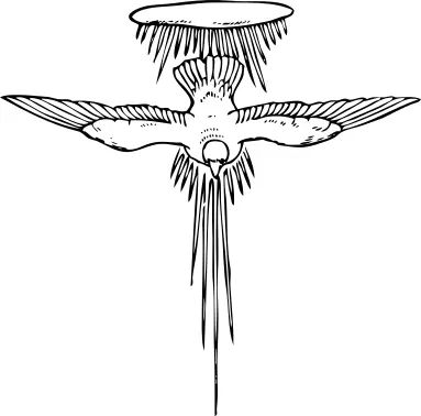 Holy spirit vector image