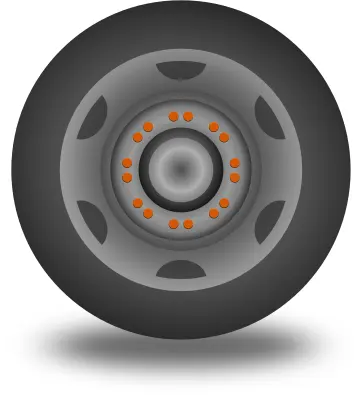Wheel vector image