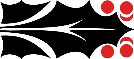 Holly Decoration Vector